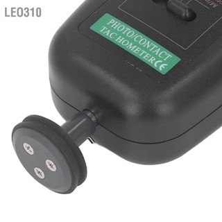 Leo310 เครื่องวัดความเร็วรอบแบบดิจิตอล 5 หลัก LCD Display Handheld Speed ​​Guage Contact and Photoelectric Tachometer