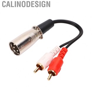 Calinodesign Dual To XLR Cable 15cm To 2 Stereo Adapter Cable Microphone Kit