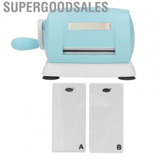 Supergoodsales Hand Crank Die Machine  Multifunctional Suction System DIY Embossing Machine with A B Plates for Handicraft Making