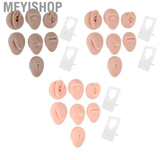 Meyishop Silicone Piercing Body Model Soft Silicone Ear Mouth Nose Eye Tongue Navel Model Silicone Eye Tongue Navel Model