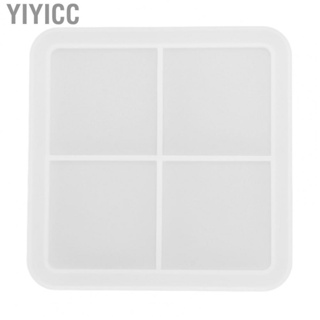 Yiyicc Coaster Silicone Mold  Reusable Multipurpose Soft DIY Silicone Soap Molds Improve Hands on Skills Washable  for Home Decor