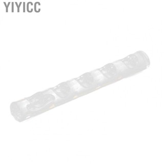 Yiyicc Nail Art Brush Stand  Acrylic Makeup Brush Rack 5 Slot Elegant Portable Pen Display Stand  for Home