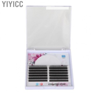 Yiyicc Long   Fake Eyelashes Matte Effect Soft Fit 12 Rows  for Makeup