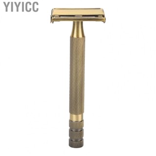 Yiyicc Shave Razor Handle  Alloy Metal Razor Handle  for Home