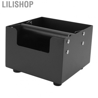 Lilishop Coffee Waste Slag Bucket  Coffee Knock Box Stainless Steel Black  for Kitchen