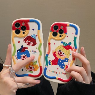 เคสโทรศัพท์มือถือ กันกระแทก ลายการ์ตูนโจ๊กเกอร์ สีครีม หลากสี สําหรับ iPhone 14 Pro Max 14 13 Pro Max 12 Pro Max 11