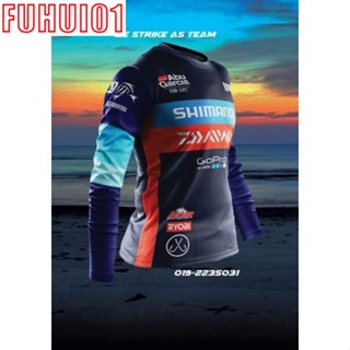 (Fuhui01) Baju PANCING FISHING SHIRT Shimano JERSEY Abu Garcia เสื้อแขนยาว BAJU PANCING UV FISHING JERSEY SW LEGENDARY ไมโครไฟเบอร์