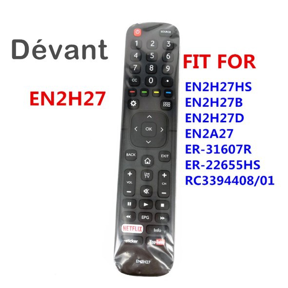 Dévant EN2H27 รีโมทใหม่สําหรับ Hisense EN2H27B EN2H27HS EN2H27D EN2A27 ER-3607R ER-22655HS RC3394408