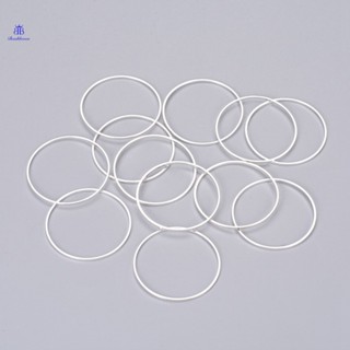 แหวนทองเหลือง ไร้นิกเกิล สีเงิน 18x1 มม. 100 ชิ้น