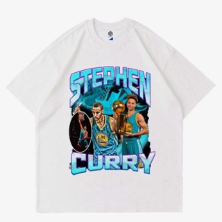 📦พร้อมส่ง T-shirt   baju nba STEVEN CURRY     PRIA WANITA  BAJU RAP TEE  DEWASA DAN ANAK  PUTIH