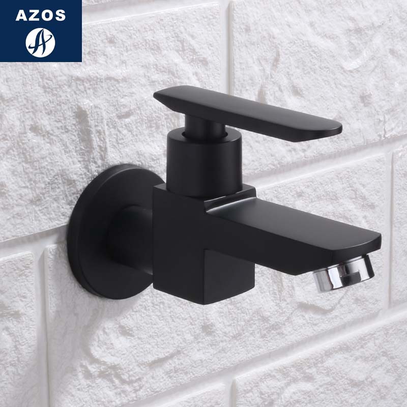 ก๊อกในห้องน้ำ ก๊อกสระว่ายน้ำ ขนาดเล็ก ทองแดงทั้งหมด ก๊อกน้ำ 4 จุด เรียบง่ายทันสมัย - รูปที่ 6