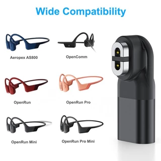 Ankndo อะแดปเตอร์ชาร์จหูฟัง Type-c แบบแม่เหล็ก สําหรับ After Shokz Aeropex AS800