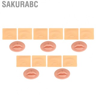 Sakurabc 3D  Practice Skin Silicone Lips Eyebrow Eyeliner Tattoo Practic