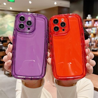 เคสโทรศัพท์มือถือแบบนิ่ม TPU ใส กันกระแทก สีแคนดี้ สําหรับ Samsung Galaxy A20 A30 A50 A50s A30s A21s A03 A04 A02s A10s A20s 4G 5G