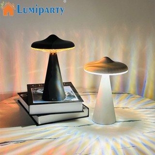 Lumiparty โคมไฟตั้งโต๊ะ Led 5v 1w Ufo หรี่แสงได้ ชาร์จ Usb สําหรับตกแต่งห้องนอน ข้างเตียง