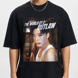 เสื้อยืด ลาย Choi San The World Ep.2 Outlaw สไตล์วินเทจ