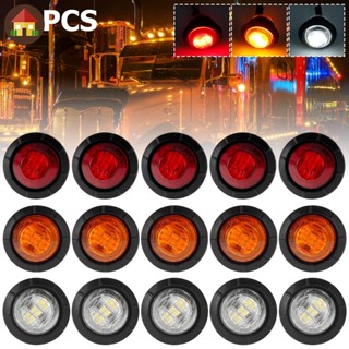หลอดไฟหรี่ LED ทรงกลม กันน้ํา 3/4 นิ้ว 10 ชิ้น SHOPTKC1326