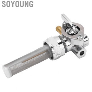 Soyoung Fuel Petcock Valve Switch  High Temperatures Resistant Rust Proof Low Fuel Consumption 011401 Leak Proof  for Motorcycle