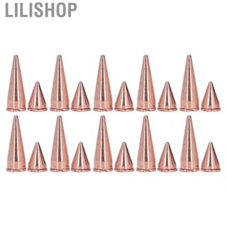 Lilishop Punk Cone Spikes  Punk Cone Spikes Studs Rose Gold  for DIY Clothing