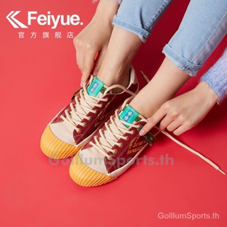 Feiyue × Imperial Palace Joint-Name Qingyun รองเท้าผ้าใบ ปักลาย สไตล์จีน สําหรับผู้หญิง 2022 DU3O