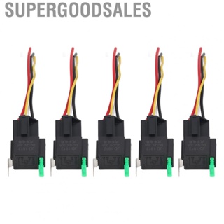 Supergoodsales Automotive Relay Large Current 4 Wire ABS Copper Pin Interlocking Car Relays for Replacement