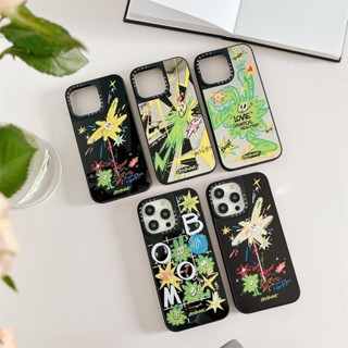 Casetify เคสโทรศัพท์มือถือ TPU กันกระแทก ลายตัวอักษร ด้านข้าง สําหรับ iPhone 14 Pro MAX 11 12 13 Pro MAX 14 Plus