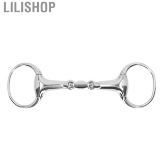 Lilishop Horse Gag Loose Ring Stainless Steel Corrosion Resistant Horse Gag Ring for Training