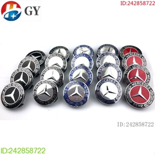 พร้อมส่ง ฝาครอบดุมล้อรถยนต์ 75 มม. สําหรับ Mercedes-Benz Clk Cls [JYTY]