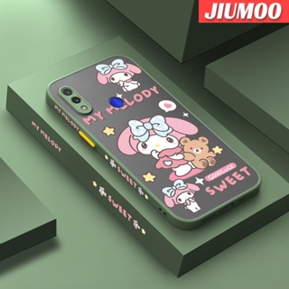 เคสซิลิโคนนิ่ม แบบใส ขอบสี่เหลี่ยม ลายการ์ตูนเมโลดี้ กันกระแทก สําหรับ Xiaomi Redmi Note 7 Note 7 Pro Note 7s note7