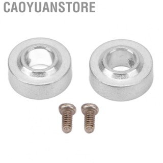 Caoyuanstore Spindle Retaining Ring Kits  Silver Easy To Install Helicopter Metal Fixed Ring Kits  for RC Aircraft Modification