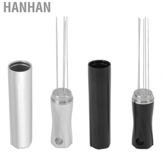 Hanhan Coffee Stirring Tool Coffee  Type Distributor Compact Ergonomic Handle Coffee Stirring Tamper Stainless Steel