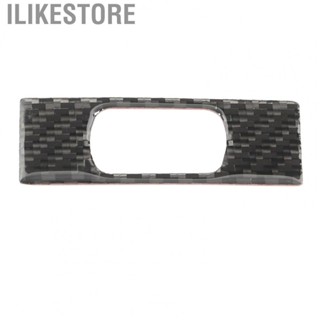 Ilikestore Emergency Light Button Decor Cover Carbon Fiber Emergency Light Switch Panel Trim for Car