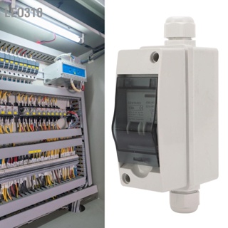 Leo310 63A PV Circuit Breaker เบรกเกอร์พลังงานแสงอาทิตย์ขนาดเล็กพร้อมกล่อง IP65 DC12‑400V AC90‑400V