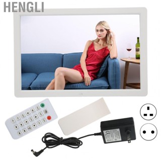 Hengli Digital Picture Frame  White 17inch Screen Plug and Play HD Digital Photo Frame  for Office