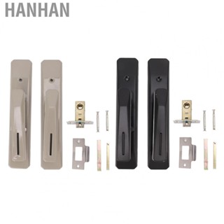 Hanhan Plane Interior Door Handle Lock  Reversible Gate Bathroom Handle Lock  for Bedrooms