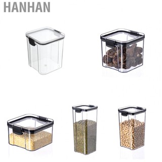 Hanhan Grains Storage Box Transparent Sealed PET Silicone  Storage Containers for Kitchen   Nut