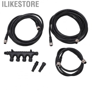 Ilikestore NMEA 2000 Starter Kit  ABS Plastic Wear Resistant Combination Universal Rustproof N2K Terminator  for Marine