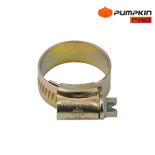 PUMPKIN เข็มขัดรัดท่อ [ เหล็กทอง ] เข็มขัดรัดสายยาง แคลมป์รัดท่อ รัดสาย มีให้เลือก 15 ขนาด เกรดเหล็กทองเหลืองไม่เกิดสนิม