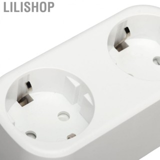 Lilishop EU Smart Socket  Dual Outlet Smart Plug 2 in 1 2.4GHz  Frequency  for Android Mobile Phone System