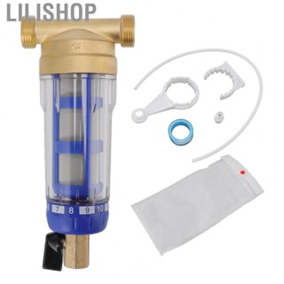 Lilishop Spin Down Sediment Prefilter Kit  Refined Copper Head Safe High Accuracy Filtration  Dezincification Spin Down Sediment Water Filter  for Home