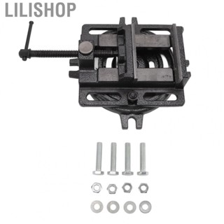 Lilishop Vise Drilling Machine Vise Drilling Machine Stand High Strength Casted Steel Adjustable for