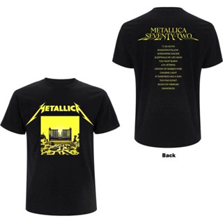 เสื้อยืด อัลบั้มวงร็อคเมทัลลิก้า 72 Seasons Squared M72