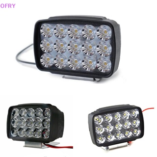 Of ไฟหน้ารถจักรยานยนต์ สปอตไลท์ 15 LED 1000LM Motos ATV UTV สกูตเตอร์ Lighg RY