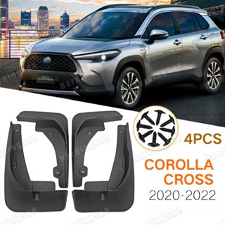 บังโคลนหน้า หลัง อุปกรณ์เสริม สําหรับ Toyota Corolla Cross 2020 2021 2022 2023 4 ชิ้น