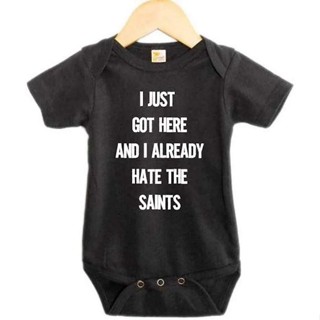 ลูกฟุตบอล Falcons Onesie I Just Got Here And I Already Hate The Saints/Atlanta ของเล่นสําหรับเด็ก