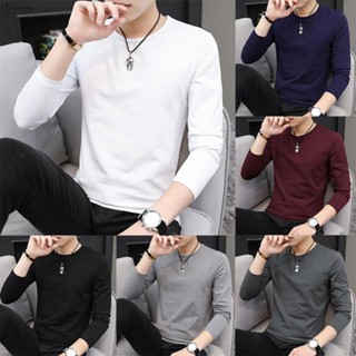 เสื้อยืด แขนยาว ทรงสลิมฟิต ใส่ออกกําลังกาย เล่นฟิตเนส ฟิตเนส สําหรับผู้ชาย