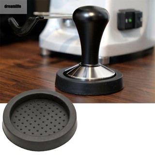 【DREAMLIFE】Tamper Mat Mat Placement Pod Round Silicone Tamper Pad Tamping Accessories