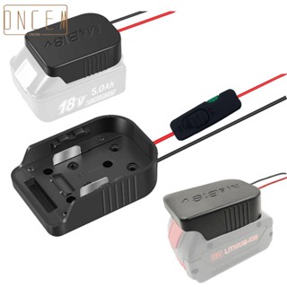 【ONCEMOREAGAIN】Battery Adapter Replacement With Fuse And Switch 1 Piece BL1415 BL1430