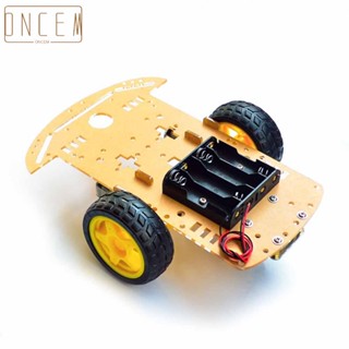 【ONCEMOREAGAIN】Smart Car Chassis Speed Encoder Speed Measurement 2 Motor 2WD Trolley 3V~6V