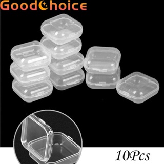【Good】Plastic Box Plastic 10pcs Holder Storage Organizer Earplugs Hooks Mini【Ready Stock】